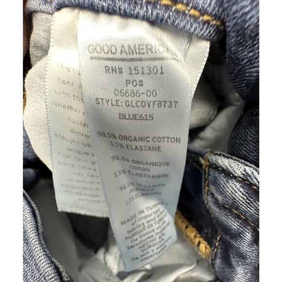 Good American Womens 14 Jeans Good Legs High Rise Skinny Medium Wash - Picture 4 of 10